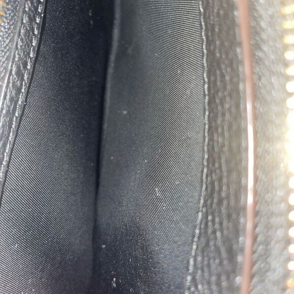 Tory Burch McCraw Black Leather Crossbody Bag Wallet Clutch Purse - Picture 11 of 13